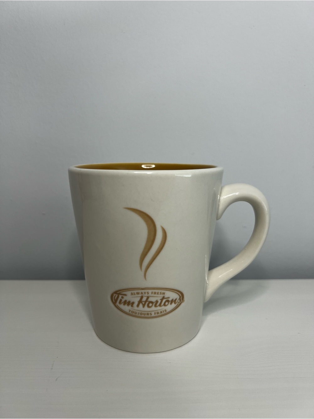 Tim Hortons Limited Edition #006 Ceramic Coffee Mug Tan Interior Collectible - Picture 2 of 8